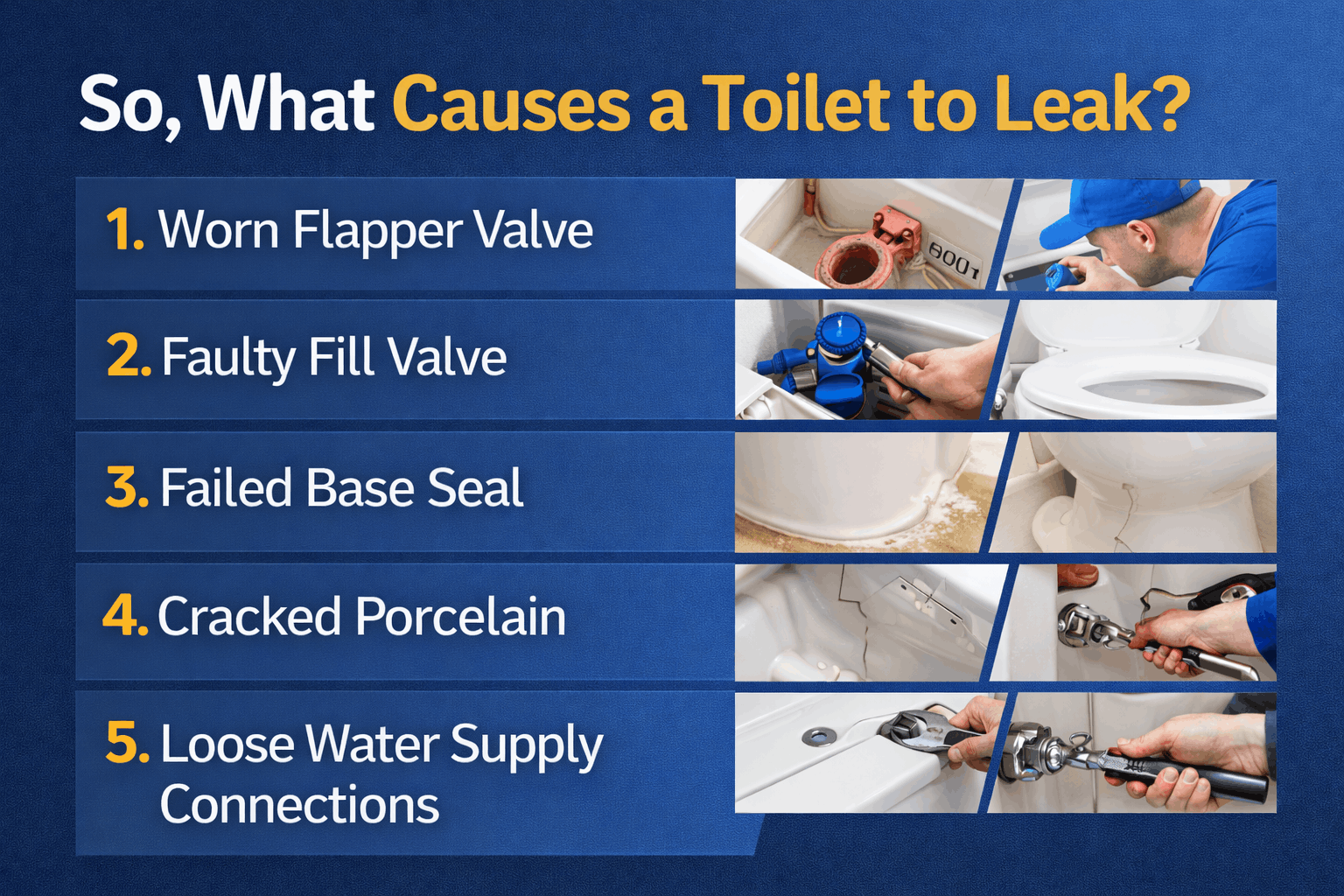 Leaking Toilet Repair in Hornsby